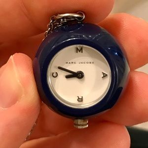 MARC JACOBS BLUEBERRY WATCH PENDANT NECKLACE!